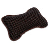 Redwood Beads Lumbar Bolster Car Waist Cushion
