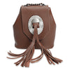 Guapabien Women Tassel Decoration Geometric Pattern Chain Shoulder Messenger Crossbody Mini Bag