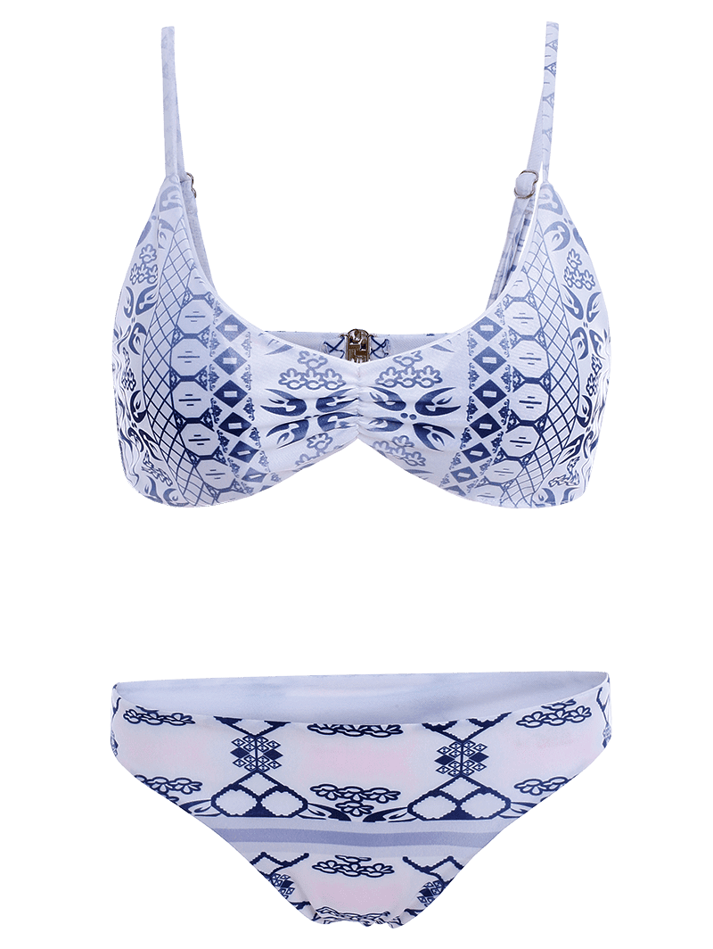 Blue and White Porcelain Padded Bikini