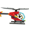 ABS Firefighter Helicopter Building Block DIY Model for Kids 89pcs