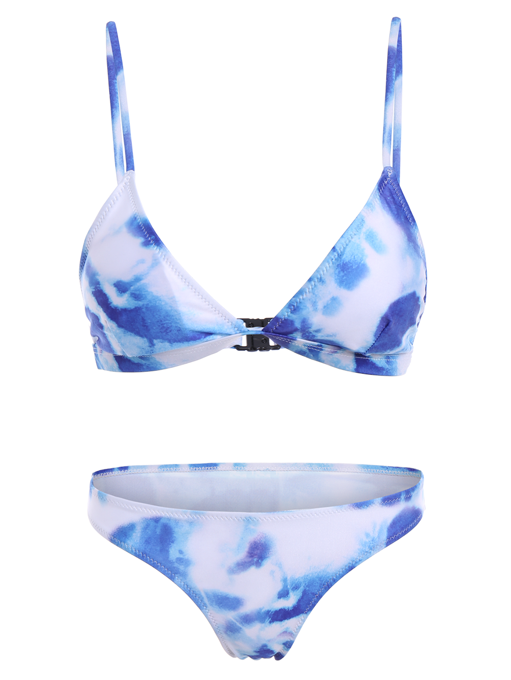 Tie-Dyed Spaghetti Strap Bathing Suit