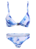 Tie-Dyed Spaghetti Strap Bathing Suit