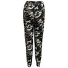 Active Camouflage Pants Mid-waist Printed Straight Trousers