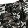 Active Camouflage Pants Mid-waist Printed Straight Trousers