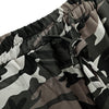 Active Camouflage Pants Mid-waist Printed Straight Trousers