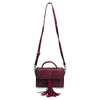 Guapabien Old Classical Style PU Leather Fringe Convertible Bag for Women