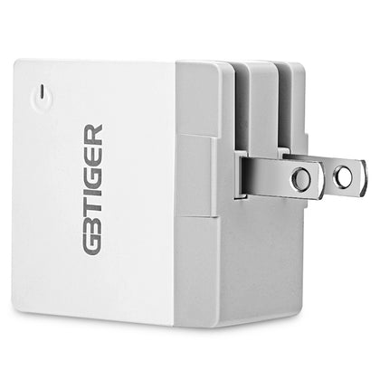 GBTIGER Qualcomm Certification QC 2.0 USB LED Travel Adapter