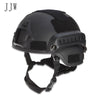 JJW Tactical Military Airsoft Paintball Helmet with Mount Rail