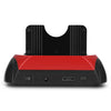 875 eSATA Dual IDE HUB HDD Docking Station Card Reader