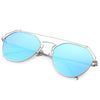 Stylish Unisex Color Coated Hollow Irregular Sunglasses