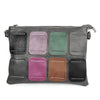 Guapabien Mixed Color Quadrate Patchwork Clutch Women Shoulder Bag