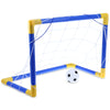 Mini Football Soccer Goal Post Net Set with Pump Indoor Outdoor Kids Sport Toy
