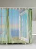 Bath Decor Balcony Seascape Shower Curtain