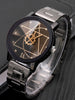 Gear Geometric Steel Band Quartz Watch