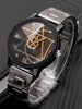 Gear Geometric Steel Band Quartz Watch