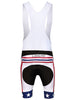 Eagle Print Short Sleeve Jacket + Spliced Bibshort Jerseys Twinset For Men