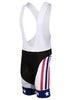Eagle Print Short Sleeve Jacket + Spliced Bibshort Jerseys Twinset For Men