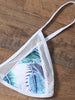 Palm Print Mesh Inert Bikini