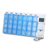 Portable Smart Medicine Box 28 Cell LCD Intelligent Pill Dispenser with Reminder Timer