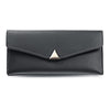 Guapabien Soft PU Leather Day Clutch Snap Fastener Women Long Wallets