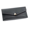 Guapabien Soft PU Leather Day Clutch Snap Fastener Women Long Wallets