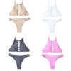 Halter Cutout Padded Bikini