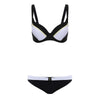 Sexy Color Blocking Wire Swimsuit Women Bikini