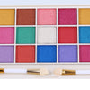 MISS ROSE 21 Color Pearly Eye Shadow Box with Mirror