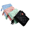 Fashion Rhombus Stripe Multicard Hasp Wallet for Women