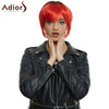 Adiors Hair Short Cut Side Bang Straight Synthetic Wig