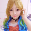 Harajuku Cosplay Mixed Colors Long Wavy Synthetic Wig with Bangs Wreath for Women