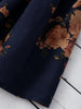 Floral Knee Length A-Line Skirt