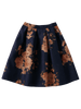 Floral Knee Length A-Line Skirt