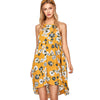 Floral Sleeveless Smock Mini Dress