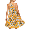 Floral Sleeveless Smock Mini Dress