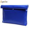 Guapabien Solid Color Zipper Hasp Clutch Bag for Women