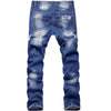 Casual Ripped Straight Legs Denim Pants For Men