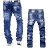 Casual Ripped Straight Legs Denim Pants For Men