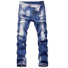 Casual Ripped Straight Legs Denim Pants For Men