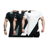 Asymmetric Color Block Short Sleeve Tee