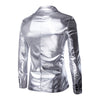 Fashionable Shinny Blazer + Pants Twinset Suits For Men