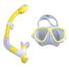 WHALE Professional Diving Water Sports Training Silicone Mask Snorkel Glasses Set
