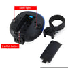 3 LED Lamp Cycling Bicycle Bike Taillight Warning Flashing Light with Dual Laser Lines