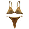 Reversible Pleuche Bikini Set