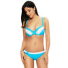 Sexy Color Blocking Wire Swimsuit Women Bikini