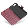 Tomkas Crazy Horse Series Wallet Full Body Cover for iPhone 7