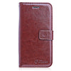 Tomkas Crazy Horse Series Wallet Full Body Cover for iPhone 7