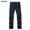 TAPOO Casual Military Pattern Print Oversize Pocket Male Outdoor Pants
