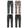 TAPOO Casual Military Pattern Print Male Straight Outdoor Pants