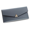 Guapabien Soft PU Leather Day Clutch Snap Fastener Women Long Wallets